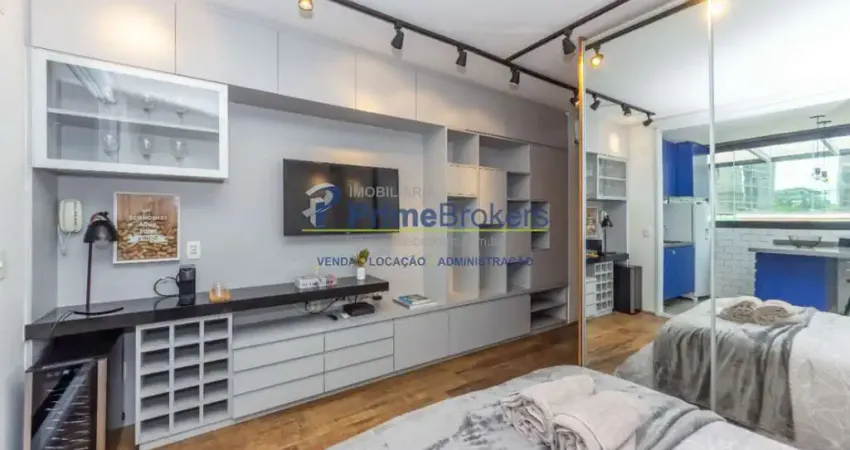 Apartamento garden para venda em vila olímpia com 1 quarto, 43m²