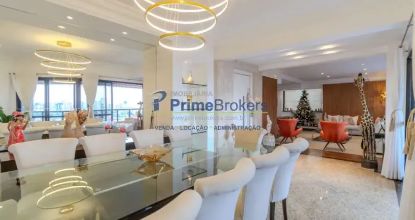 Apartamento, 226m² - 4 dormitórios, 4 suítes, 4 vagas, varanda gourmet - bosque da saúde