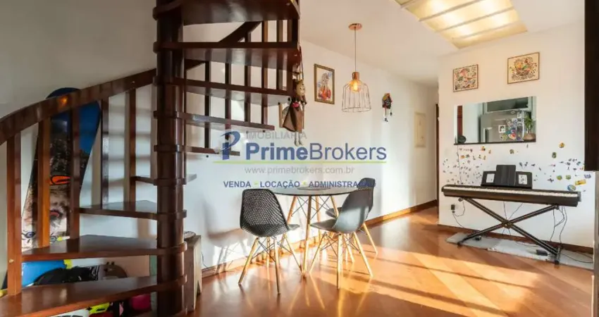 Cobertura para venda em vila gumercindo com 3 quartos, sendo 1 suíte, 107m²