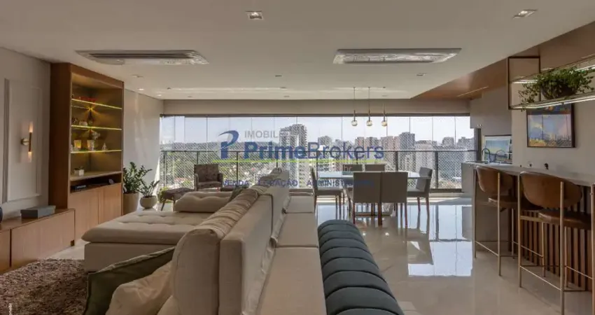 Apartamento tipo para venda em campo belo com 3 quartos, sendo 3 suítes, 143m²