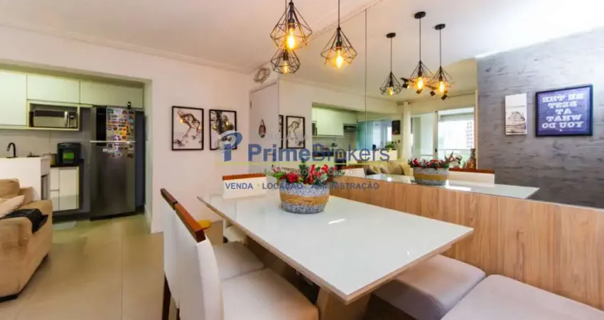 Apartamento, 66m² - 2 dormitórios, 1 suíte, 2 vagas, varanda - bosque da saúde