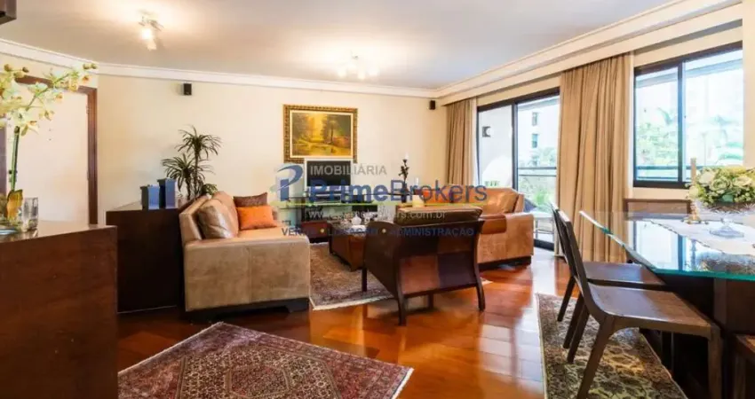 Apartamento, 120m² - 3 dormitórios, 1 suíte, 2 vagas, sacada - moema