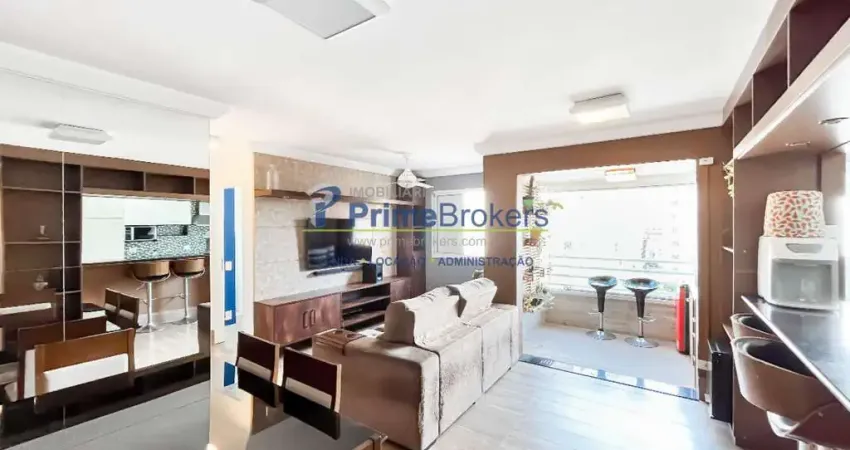 Apartamento, 65m² - 2 dormitórios, 1 suíte, 1 vaga, varanda com vista - saúde