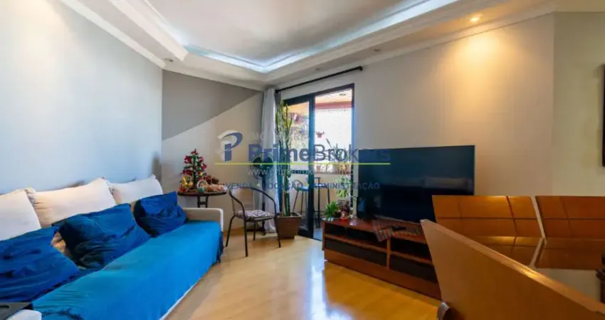 Apartamento, 72m² - 3 dormitórios, 1 suíte, 2 vagas, sacada e lazer completo - vila gumercindo