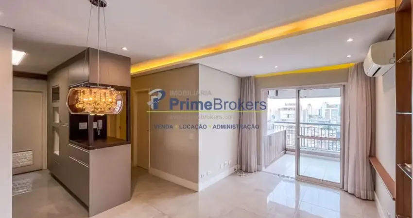 Apartamento, 71m² - 2 dormitórios, 1 suíte, 2 vagas, varanda gourmet - saúde