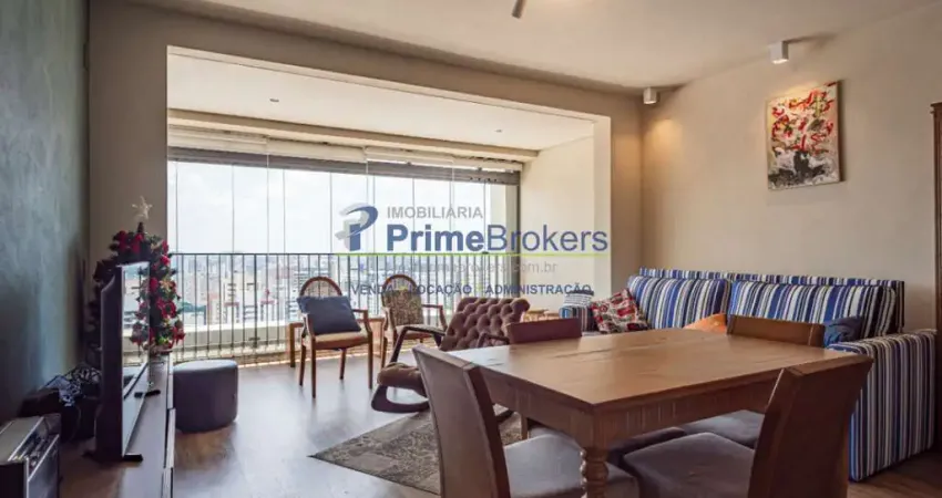 Apartamento, 85m² - 3 dormitórios, 1 suíte, 2 vagas, varanda com fechamento de vidro - vila mariana