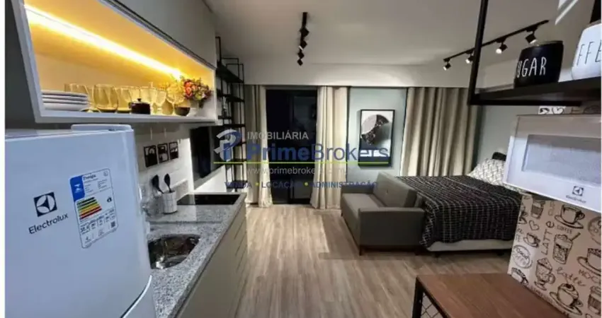 Apartamento, 28m² - 1 Dormitório, Mobiliado de Alto Padrão - Pinheiros