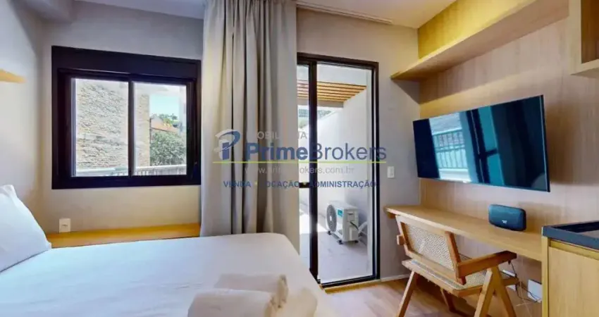 Apartamento garden para venda em Vila Madalena com 1 quarto, sendo 1 suíte, 38m²