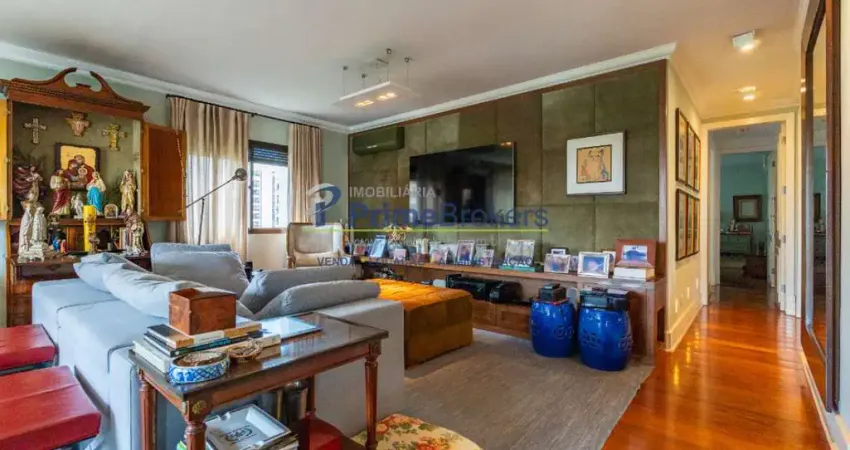 Apartamento, 171 m² - 3 dormitórios, 3 suítes, 3 vagas, varanda com vista livre - moema