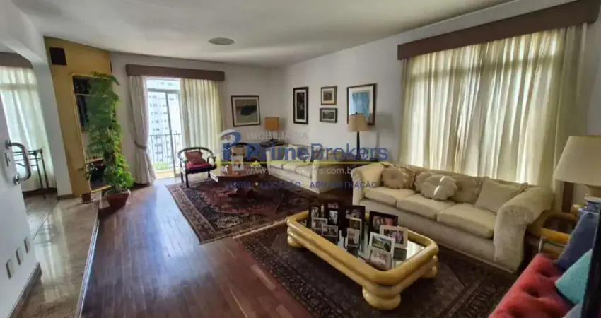 Apartamento, 202m² - 4 Dormitórios, 1 Suíte, 2 Vagas, Varanda - Higienópolis