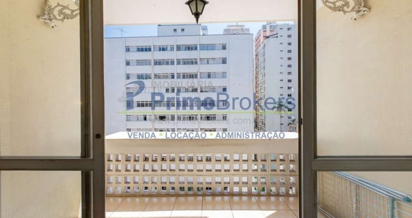 Apartamento á venda em jardim paulista com 3 quartos, sendo 1 suíte, 127m² - varanda - 1 vaga livre