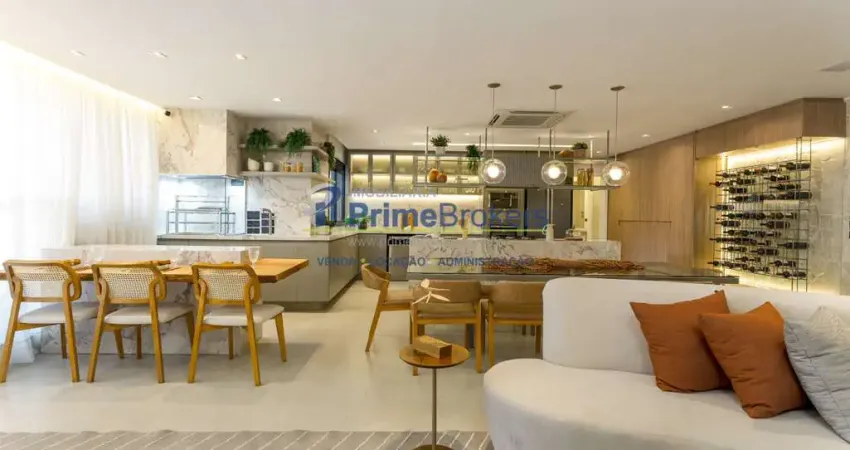 Apto vende-se na vila são francisco c/ 117m² e 208m², 4 suítes, 3 vg,  com shopping completo dentro