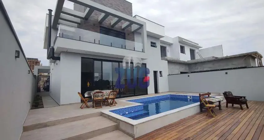 Casa à venda no Condomínio Colline di Parma, Valinhos/SP – 3 dormitórios, suíte master, piscina e vista panorâmica