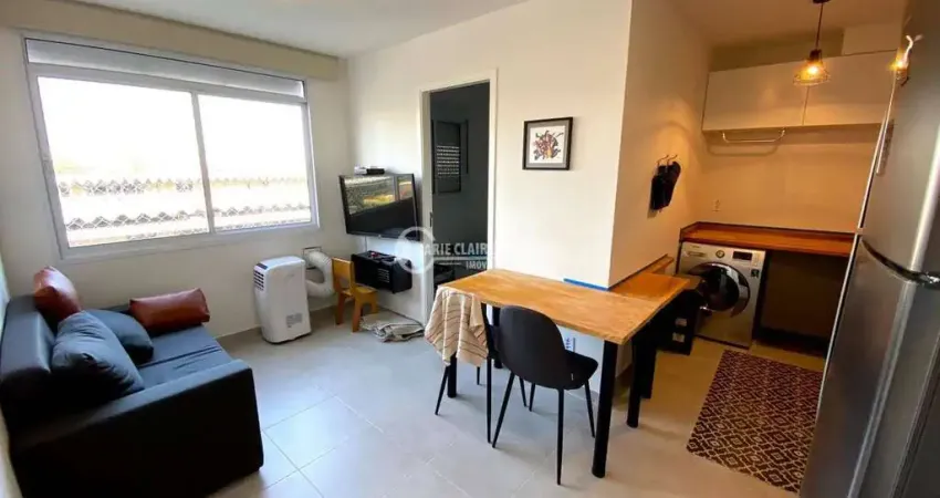 Apartamento 2 dorms. mobiliado completo renda com renda mensal r$ 2.600,00