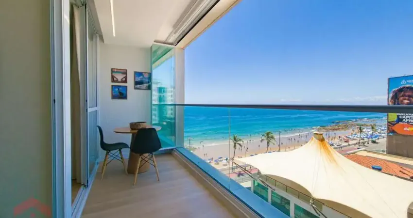 Apartamento para venda em salvador, barra, 1 dormitório, 1 banheiro, 1 vaga