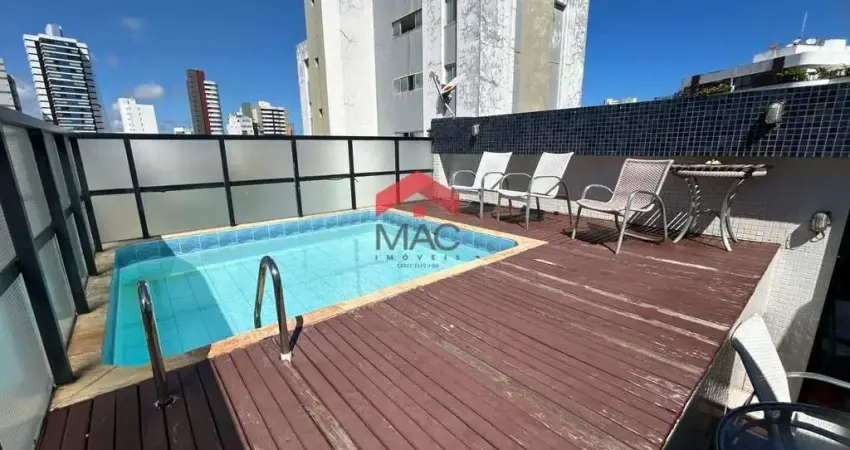 Cobertura para venda em salvador, chame-chame, 4 dormitórios, 3 suítes, 6 banheiros, 2 vagas