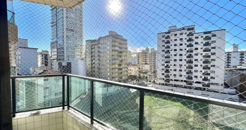 Apartamento padrão com 02 quartos suite, na guilhermina em praia grande