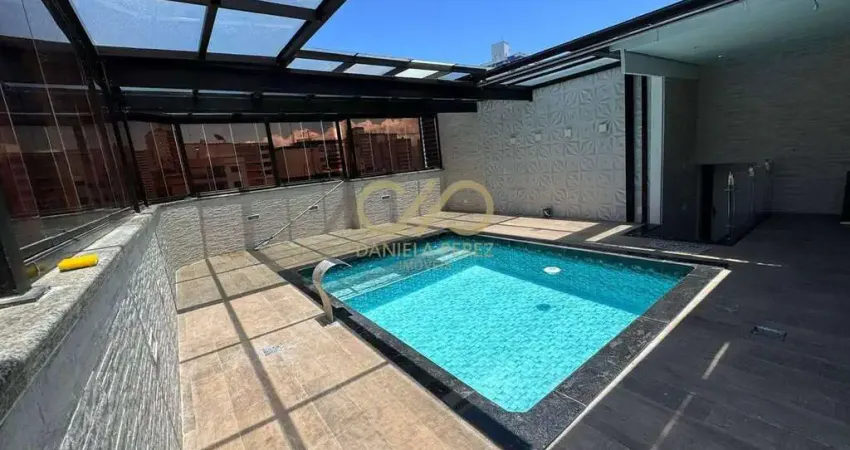 Cobertura duplex porteira fechada- guilhermina - praia grande