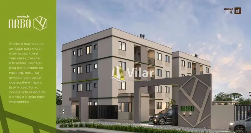Apartamento com 2 dormitórios à venda, 41 m² por R$ 280.000,00 - Vargem Grande - Pinhais/PR