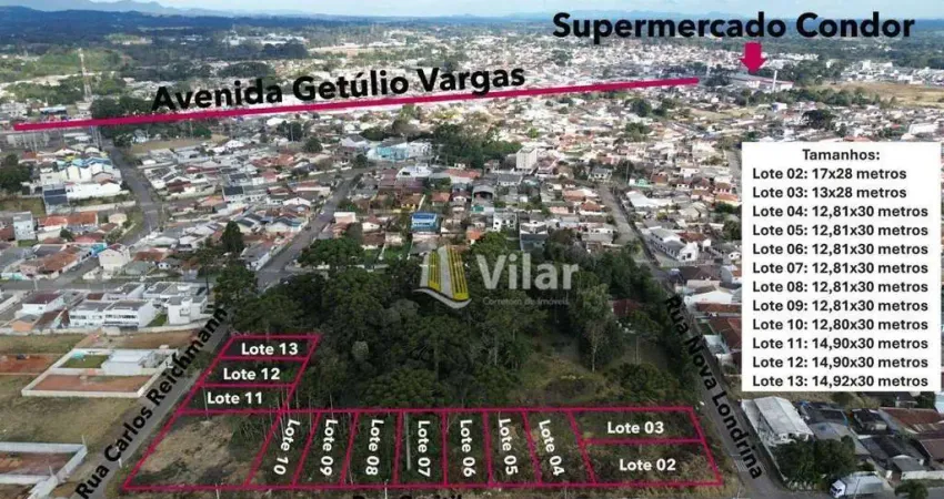 Terreno à venda, 360 m² por r$ 270.000,00 - planta araçatuba - piraquara/pr