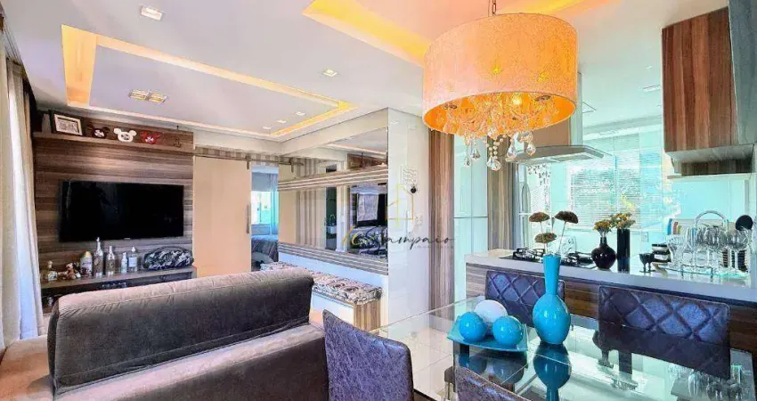 Apartamento com 3 dormitórios à venda, 55 m² por R$ 460.000 - Rua Professor Orlando Alves Chaves, 346 Portão - Curitiba/PR