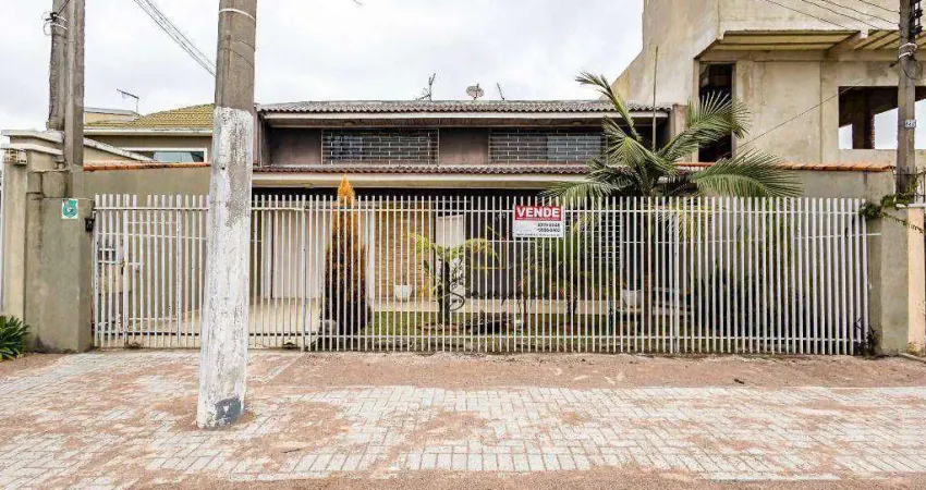 Sobrado com 3 dormitórios à venda, 296 m² por r$ 1.320.000 - rua frei teófilo, 199 capão raso - curitiba/pr