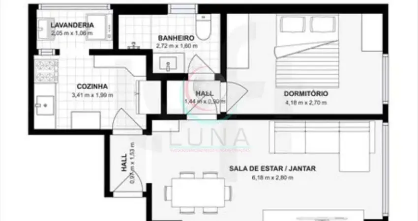 Apartamento em perdizes 1 dormitório, próximo ao metrô, excelente localização e preço..