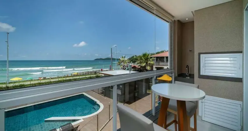 Apartamento Beira Mar na Praia de Bombas 02 suítes