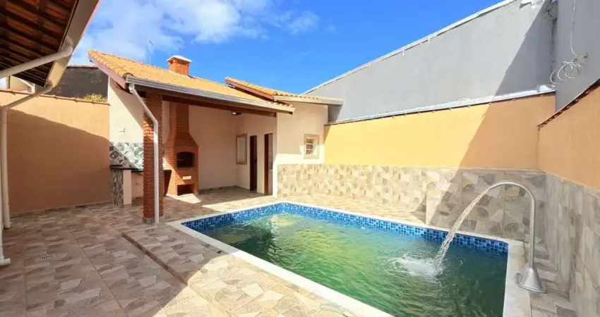 Casa nova isolada apenas 300m do mar com piscina e churrasqueira em itanhaém!
