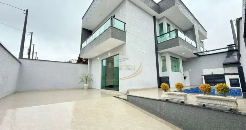 *r$450mil* sobrado incrivel com piscina e churrasqueira apenas 3km do centro de peruíbe!