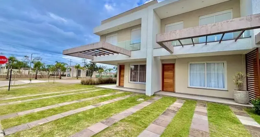 Casa beira lago 03 dormitórios, 02 suítes, murano capão da canoa