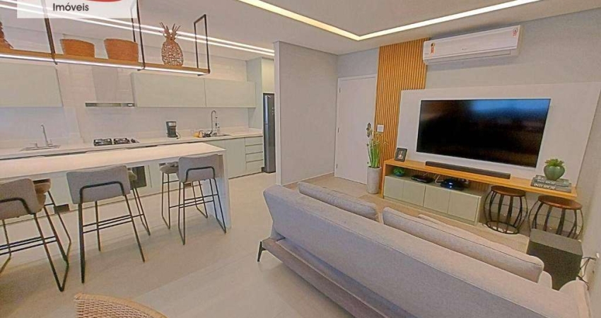 Apartamento com 1 dormitório à venda, 59 m² por R$ 430.000,00 - Enseada - Guarujá/SP