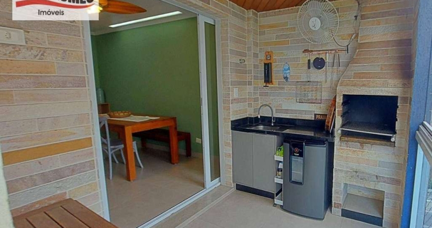 Apartamento com 3 dormitórios à venda, 95 m² por R$ 1.050.000,00 - Asturias - Guarujá/SP
