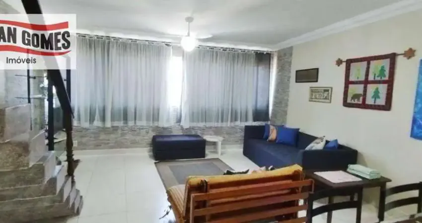 Apartamento Duplex com 3 dormitórios para alugar, 110 m² por R$ 4.100,00/mês - Praia do Tombo - Guarujá/SP
