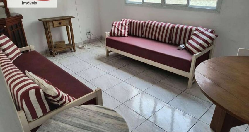 Apartamento com 1 dormitório para alugar, 50 m² por R$ 2.200,00/mês - Astúrias - Guarujá/SP