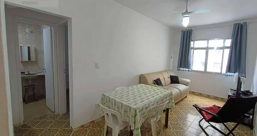 Apartamento com 1 dormitório para alugar, 50 m² por r$ 2.400,00/mês - tombo - guarujá/sp
