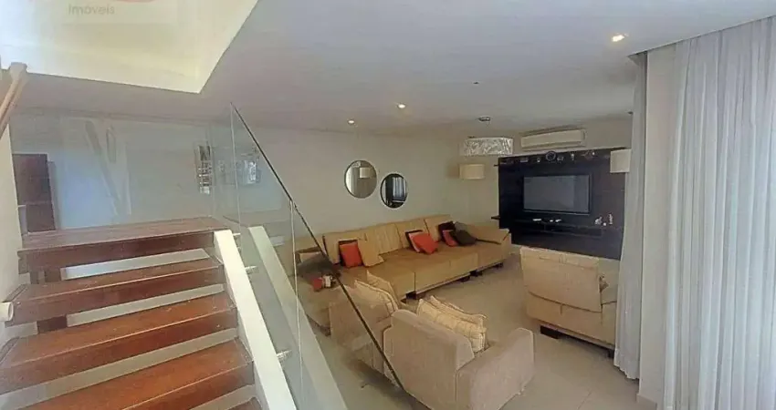 Cobertura com 4 dormitórios à venda, 240 m² por r$ 1.000.000 - tombo - guarujá/sp