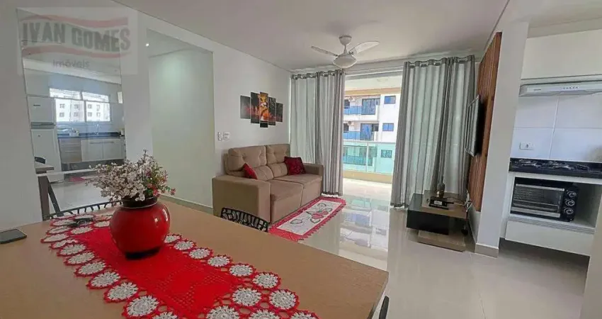 Apartamento com 3 dormitórios para alugar, 86 m² por R$ 6.000/mês - Pitangueiras - Guarujá/SP
