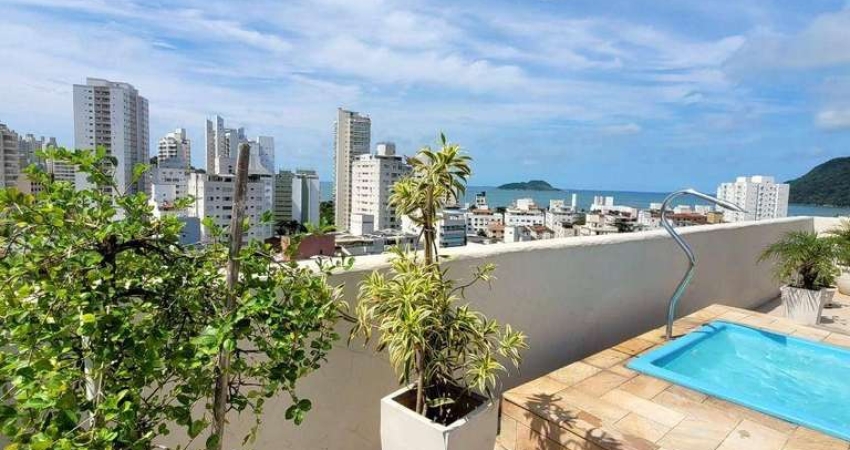 Cobertura com 2 dormitórios à venda, 125 m² por R$ 800.000,00 - Astúrias - Guarujá/SP