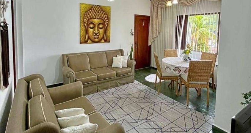 Apartamento com 3 dormitórios à venda, 117 m² por R$ 629.000,00 - Praia do Tombo - Guarujá/SP