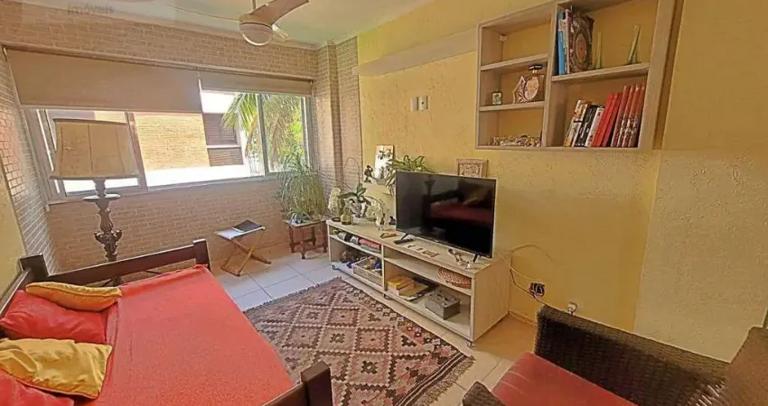Apartamento com 1 dormitório à venda, 50 m² por r$ 280.000,00 - tombo - guarujá/sp