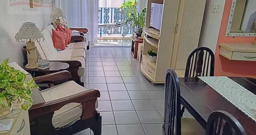 Apartamento com 3 dormitórios à venda, 85 m² por r$ 490.000 - tombo - guarujá/sp