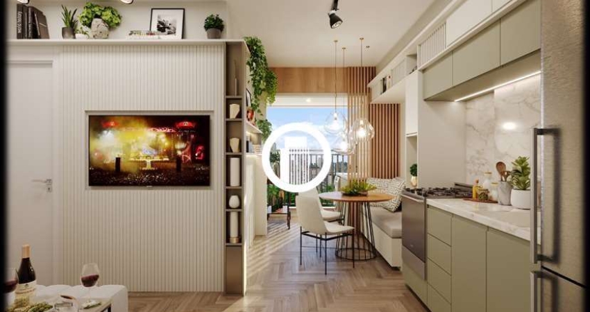 Apartamento para Venda - 41m², 2 dormitórios, 1 vaga - Lapa