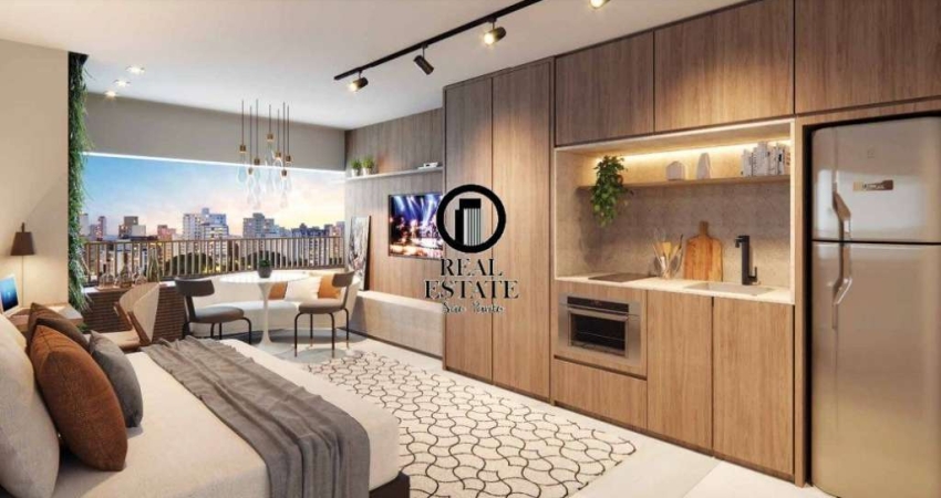 Apartamento Studio para venda 27m², 1 dormitório, 1 vaga - Campo Belo