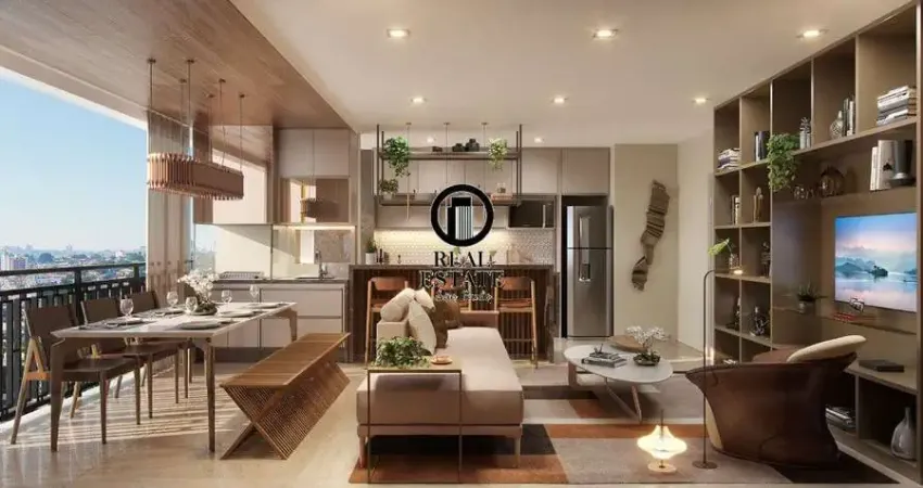 Apartamento para Venda - 69m², 2 dormitórios, sendo 1 suíte, 1 vaga - Brooklin Paulista