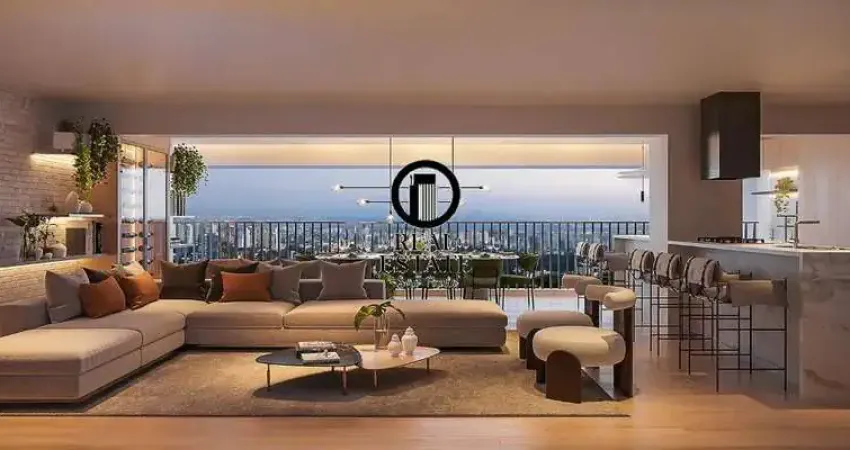 Apartamento para Venda - 164m², 4 dormitórios, sendo 3 suítes, 2 vagas - Brooklin Novo