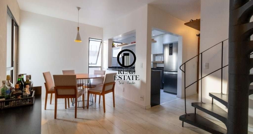 Cobertura Duplex para Venda - 81m², 1 dormitório, sendo 1 suites, 1 vaga - Moema