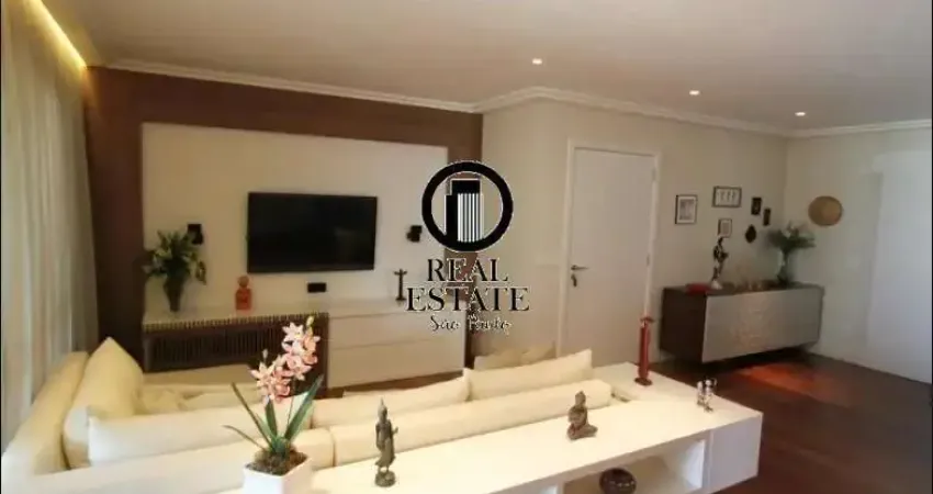 Apartamento para venda 167m², 3 dormitórios sendo 3 suítes e 3 vagas - Campo Belo