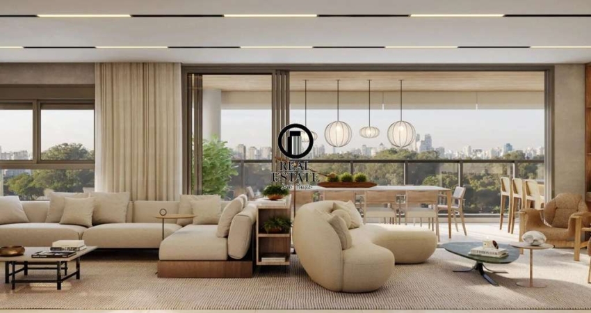 Apartamento para Venda - 151m², 4 dormitórios, sendo 2 suítes e 2 vagas - Brooklin Paulista