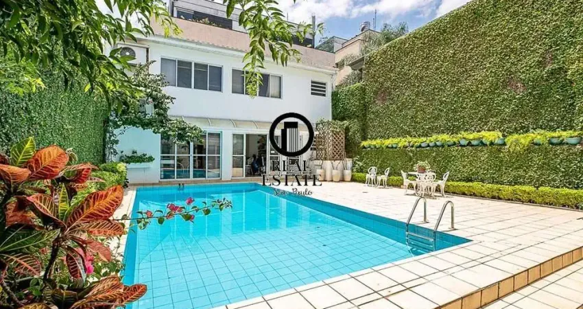 Casa para Venda - 471m², 4 dormitórios, sendo 1 suites, 5 vagas - Brooklin Paulista